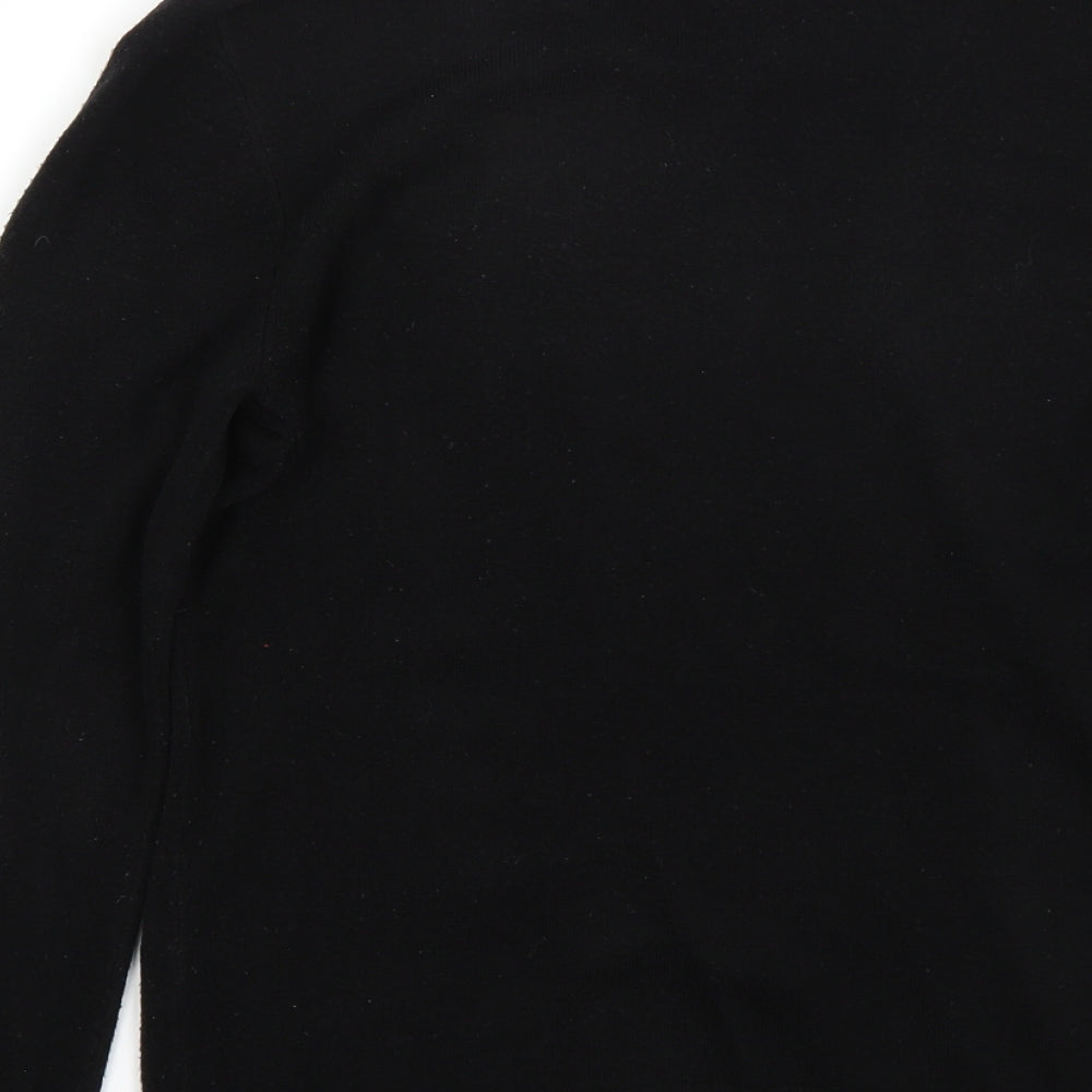 Brand and care label for Primark women’s black jumper, size UK 12