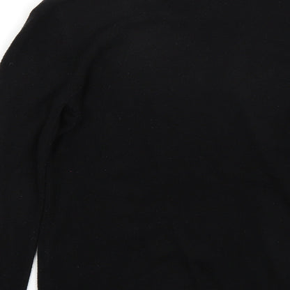 Brand and care label for Primark women’s black jumper, size UK 12