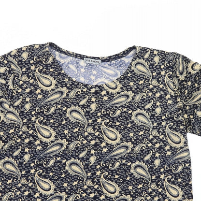 Womens UK Size M Yue sheng Blue Basic T-Shirt