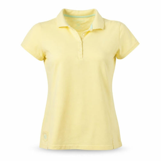 Backswing Womens Yellow   Basic Polo Size L