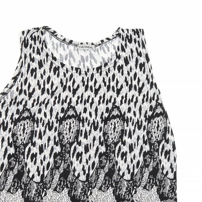 Womens UK Size M Yue sheng Black Basic T-Shirt