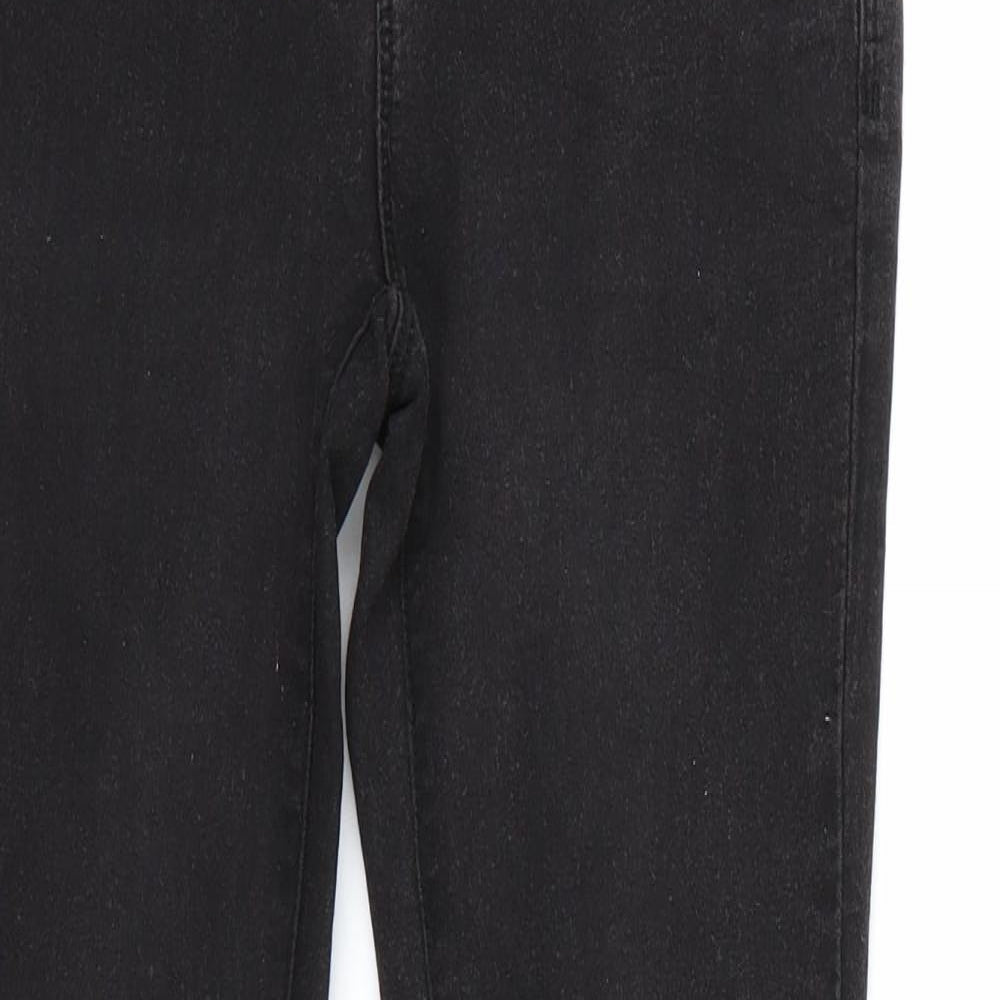 Denim & Co. Womens Black   Skinny Jeans Size 8 L29 in