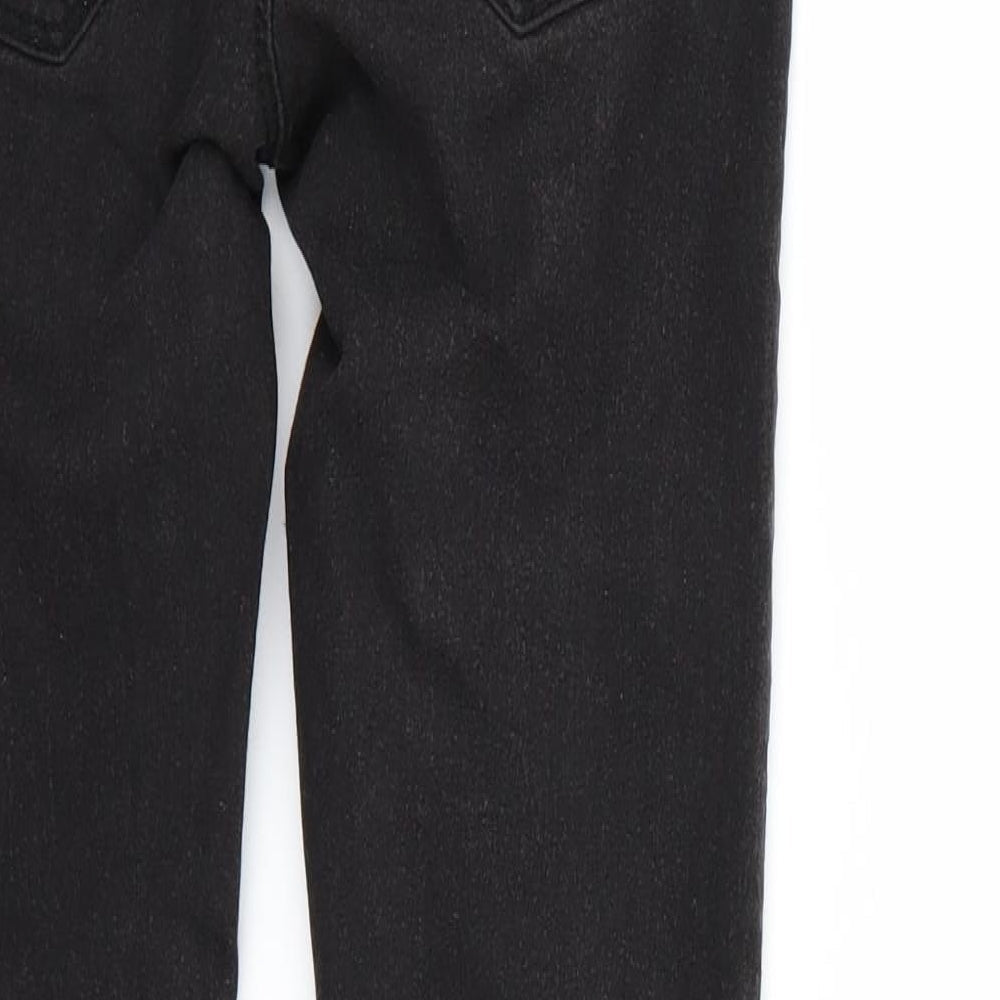 Denim & Co. Womens Black   Skinny Jeans Size 8 L29 in