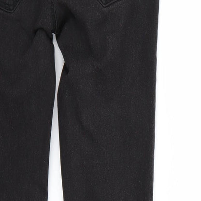 Denim & Co. Womens Black   Skinny Jeans Size 8 L29 in
