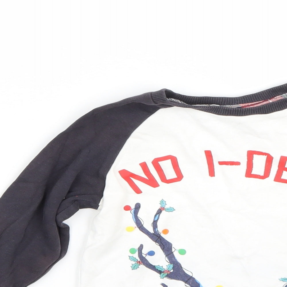 NEXT Boys White   Basic T-Shirt Size 3 Years