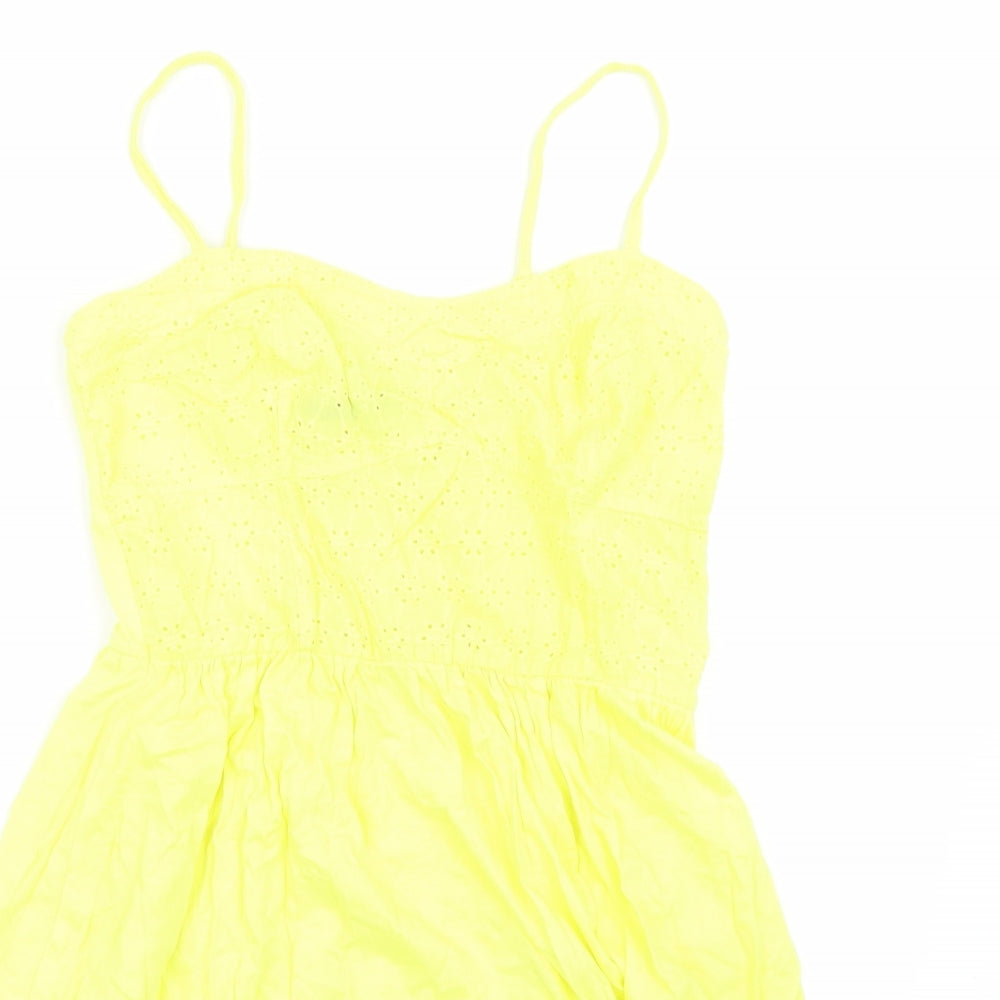 Primark Womens Yellow   Basic T-Shirt Size 10