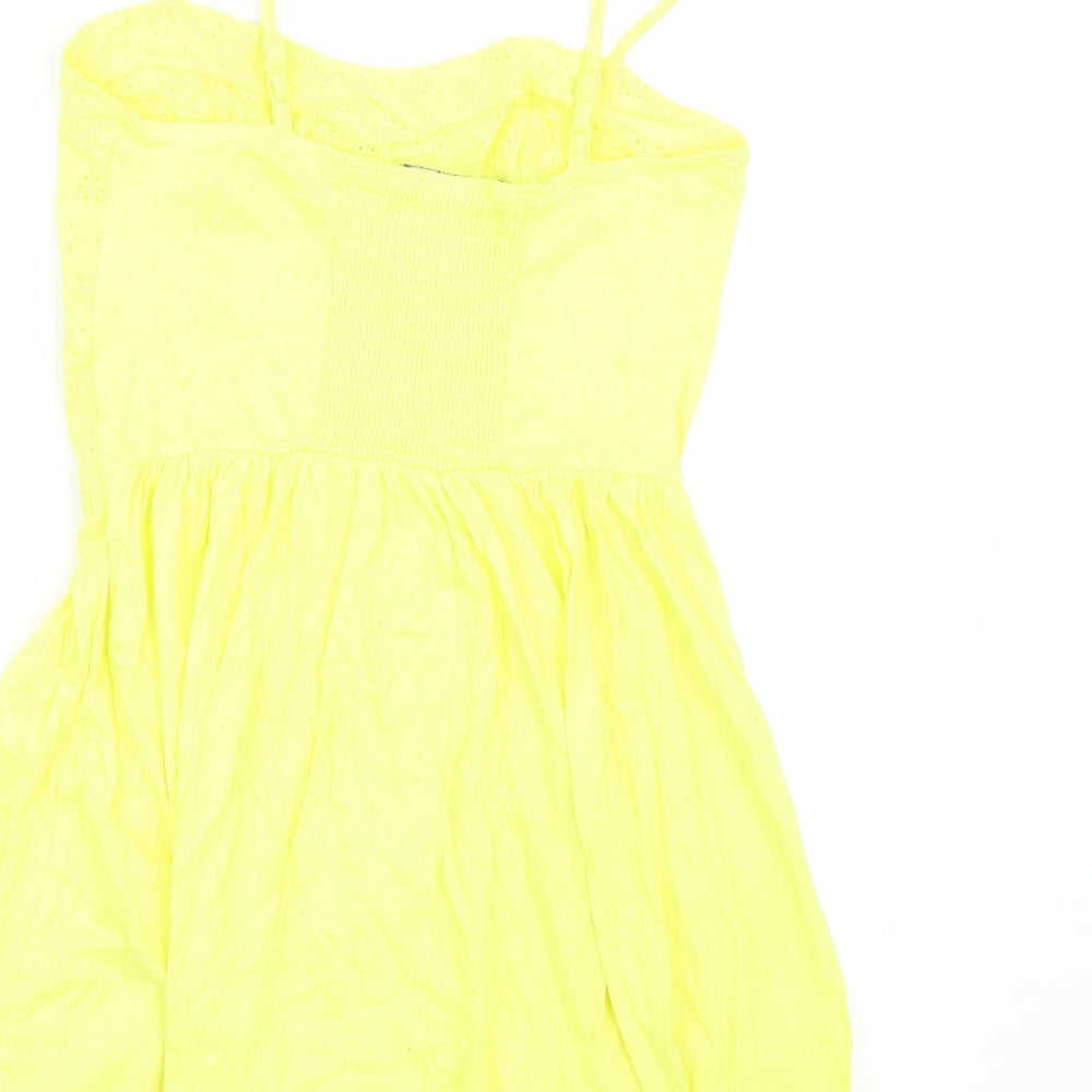 Primark Womens Yellow   Basic T-Shirt Size 10