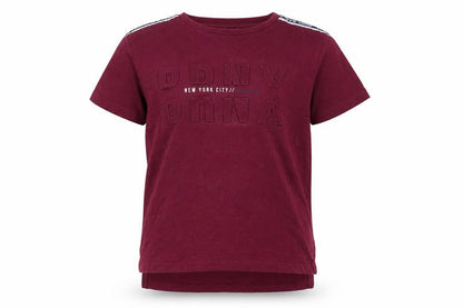 Front view of Primark boys’ purple basic t-shirt, size 8, years