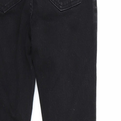 Denim & Co. Womens Black   Skinny Jeans Size 10 L28 in
