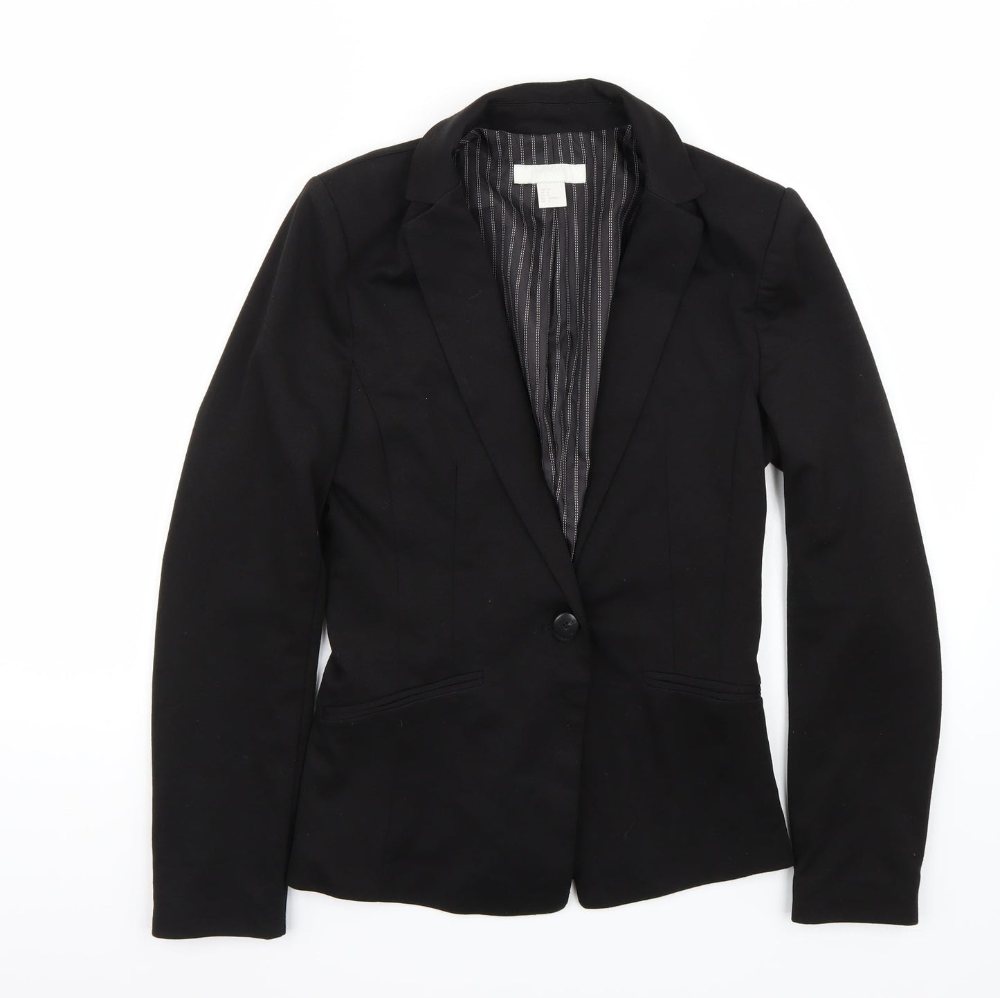 H&M Womens Black   Jacket Suit Jacket Size 6