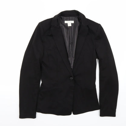 H&M Womens Black   Jacket Suit Jacket Size 6