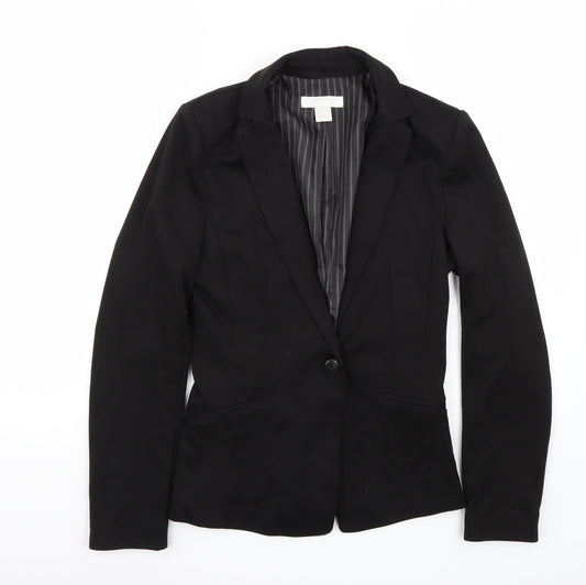 H&M Womens Black   Jacket Suit Jacket Size 6
