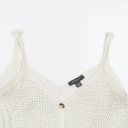 Primark Womens White   Basic Tank Size L