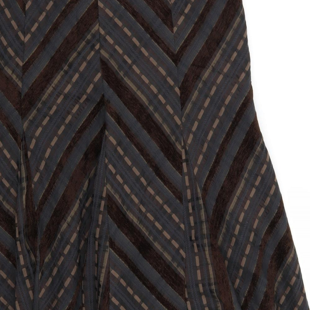 Marks and Spencer Womens Brown   A-Line Skirt Size 14