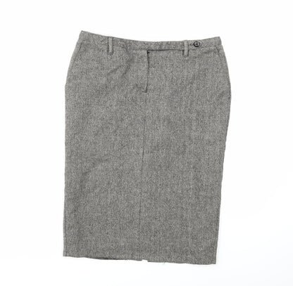 Miss Selfridge Womens Grey   Straight & Pencil Skirt Size 10