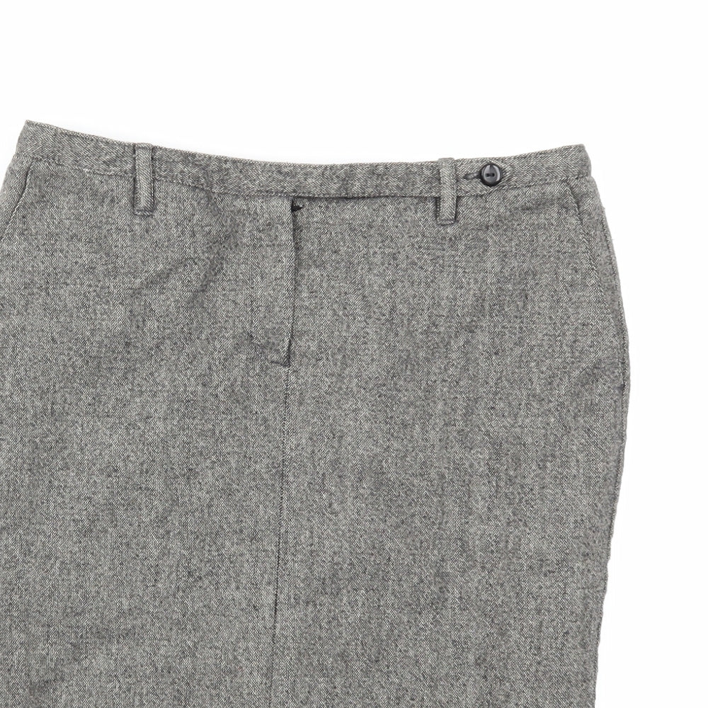 Miss Selfridge Womens Grey   Straight & Pencil Skirt Size 10