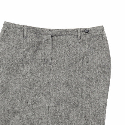 Miss Selfridge Womens Grey   Straight & Pencil Skirt Size 10