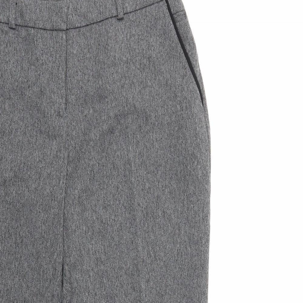 Womens UK Size 10 Dorothy Perkins Regular Fit  Grey Trousers