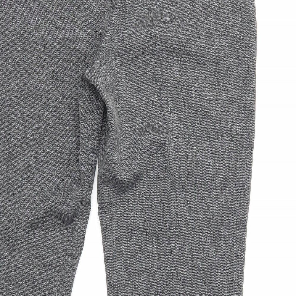 Womens UK Size 10 Dorothy Perkins Regular Fit  Grey Trousers