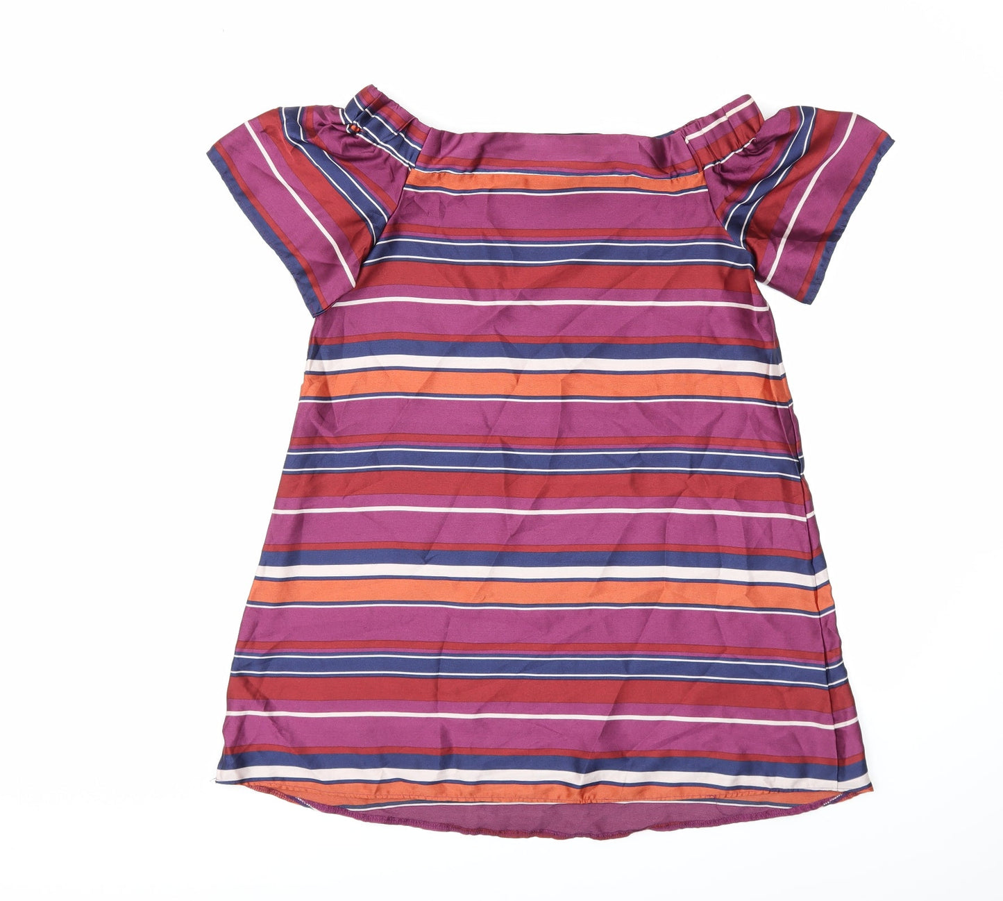 New Look Womens Purple Striped  Shift  Size 10