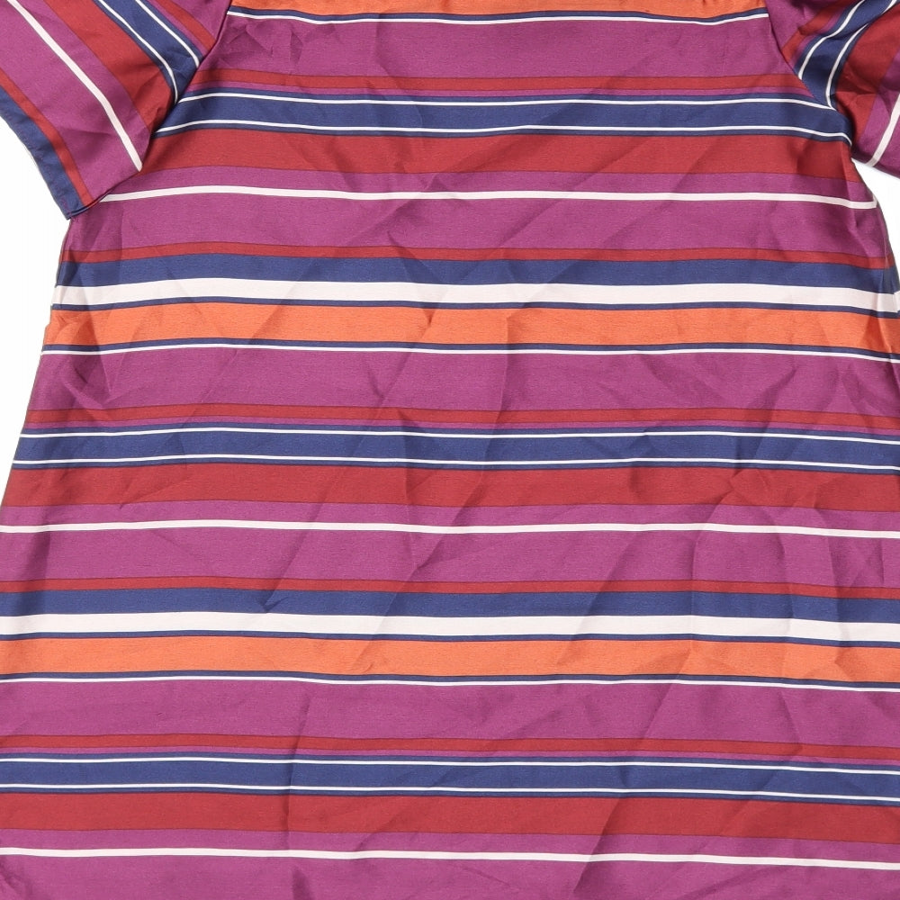 New Look Womens Purple Striped  Shift  Size 10
