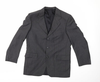 Mens UK Size 40 Copperstone Regular Grey Suit Jacket