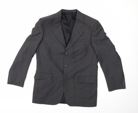 Mens UK Size 40 Copperstone Regular Grey Suit Jacket