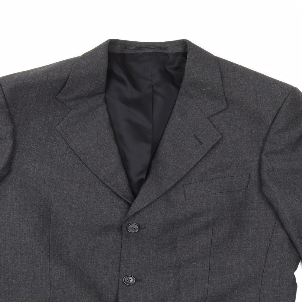 Mens UK Size 40 Copperstone Regular Grey Suit Jacket
