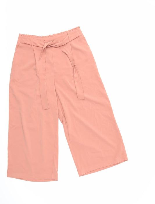 New Look Womens Pink   Trousers  Size 14 L25 in