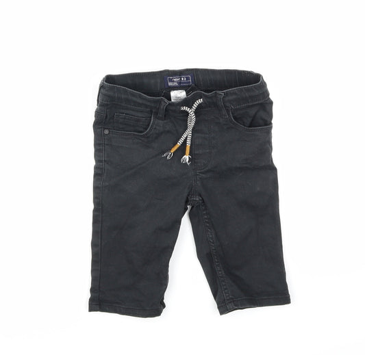 NEXT Boys Black  Denim Cropped Jeans Size 7 Years