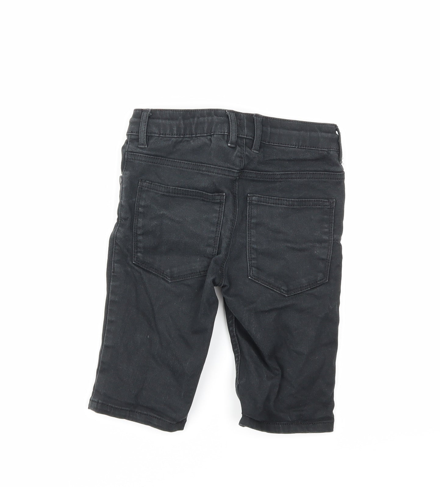 NEXT Boys Black  Denim Cropped Jeans Size 7 Years