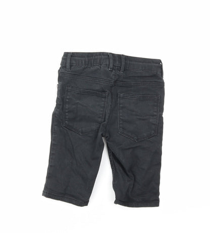 NEXT Boys Black  Denim Cropped Jeans Size 7 Years