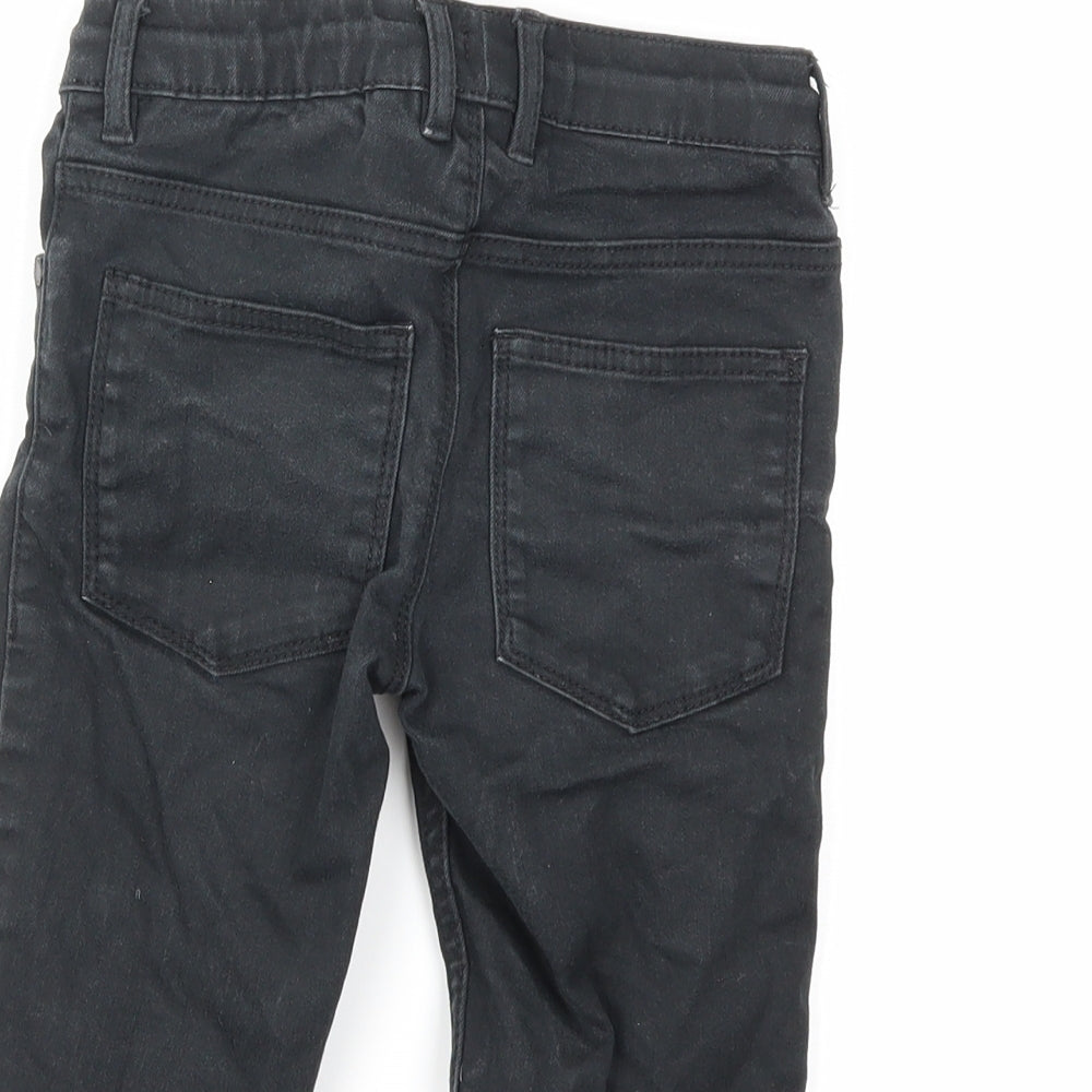 NEXT Boys Black  Denim Cropped Jeans Size 7 Years