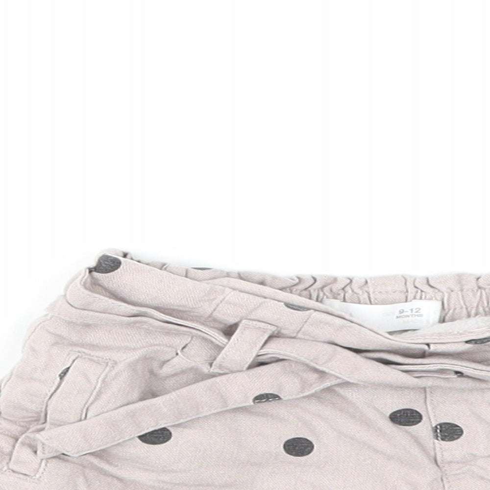 Zara Baby Grey Polka Dot    Size 9-12 Months