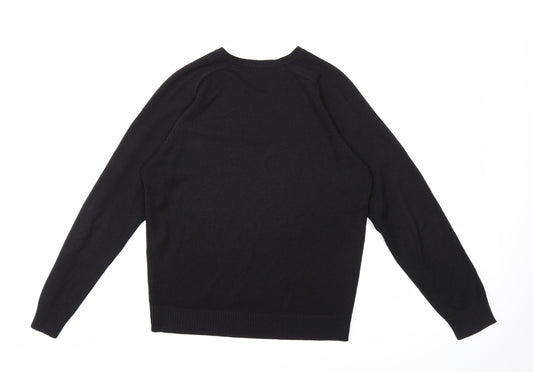 George Mens Black   Pullover Jumper Size S