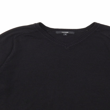 George Mens Black   Pullover Jumper Size S