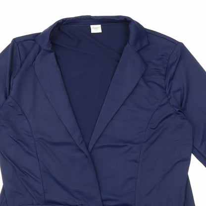 Womens UK Size 14 Cotton Traders Blue Jacket