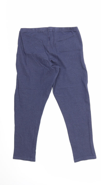 Womens UK Size L John Lewis Regular Fit  Blue Trousers