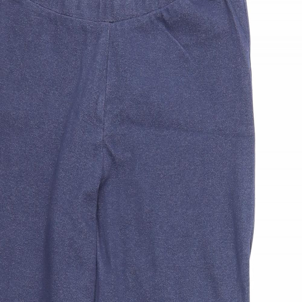Womens UK Size L John Lewis Regular Fit  Blue Trousers