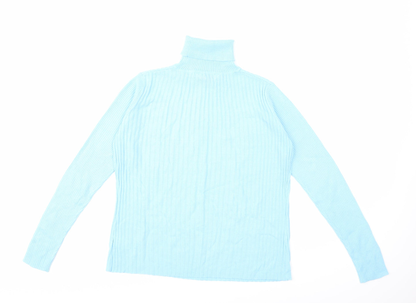 Dorothy Perkins Womens Blue  Knit Pullover Jumper Size 12