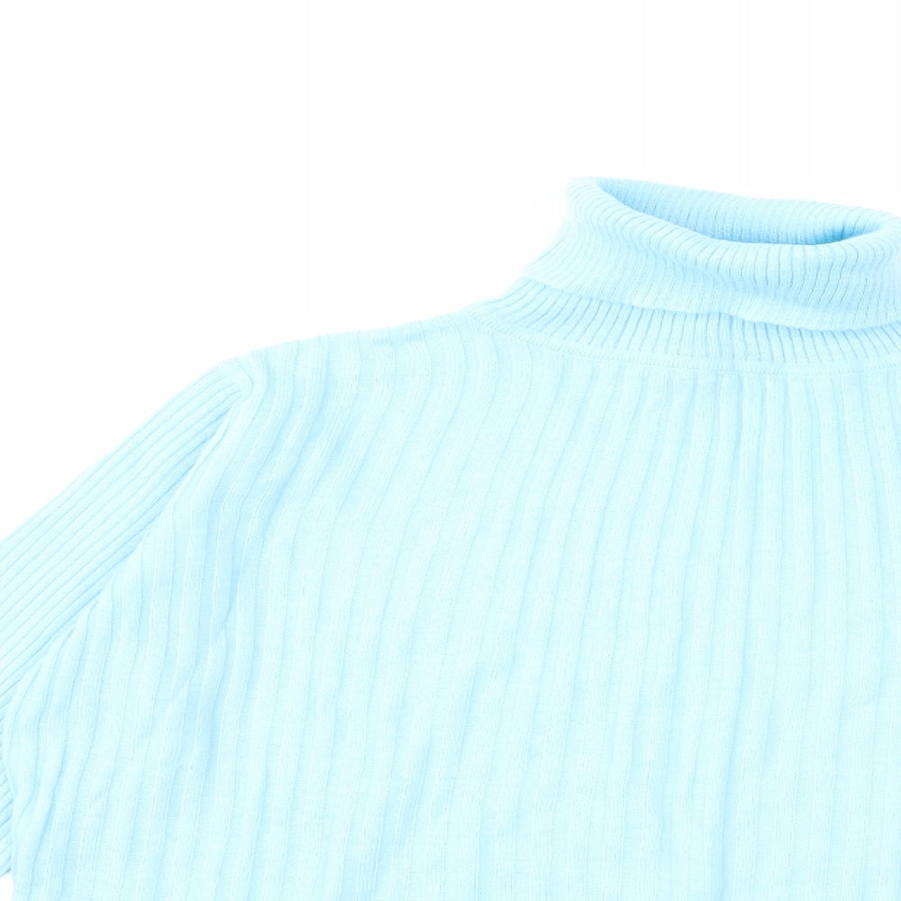 Dorothy Perkins Womens Blue  Knit Pullover Jumper Size 12