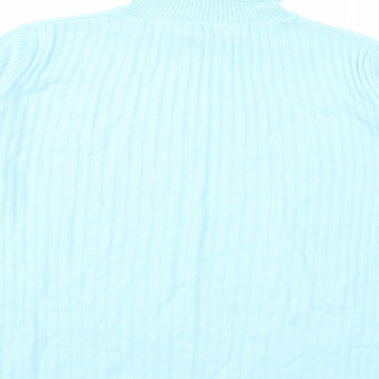 Dorothy Perkins Womens Blue  Knit Pullover Jumper Size 12