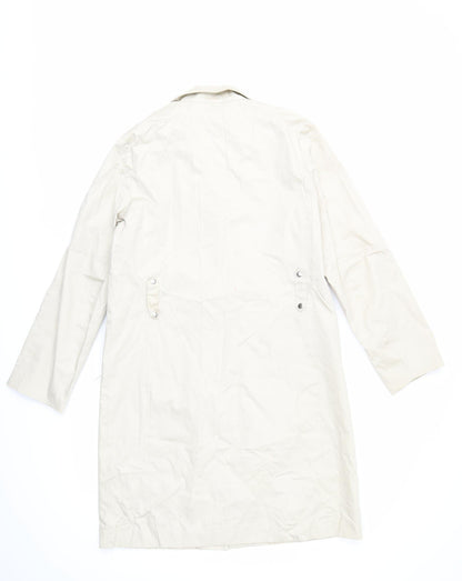 John Womens Beige   Overcoat Coat Size 12