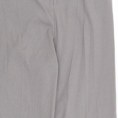 Womens UK Size 10 Marks and Spencer Regular Fit  Grey Trousers