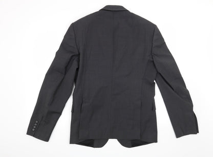 Mens UK Size M Zara Regular Grey Suit Jacket