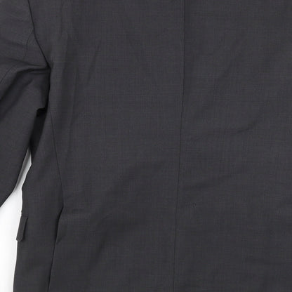 Mens UK Size M Zara Regular Grey Suit Jacket