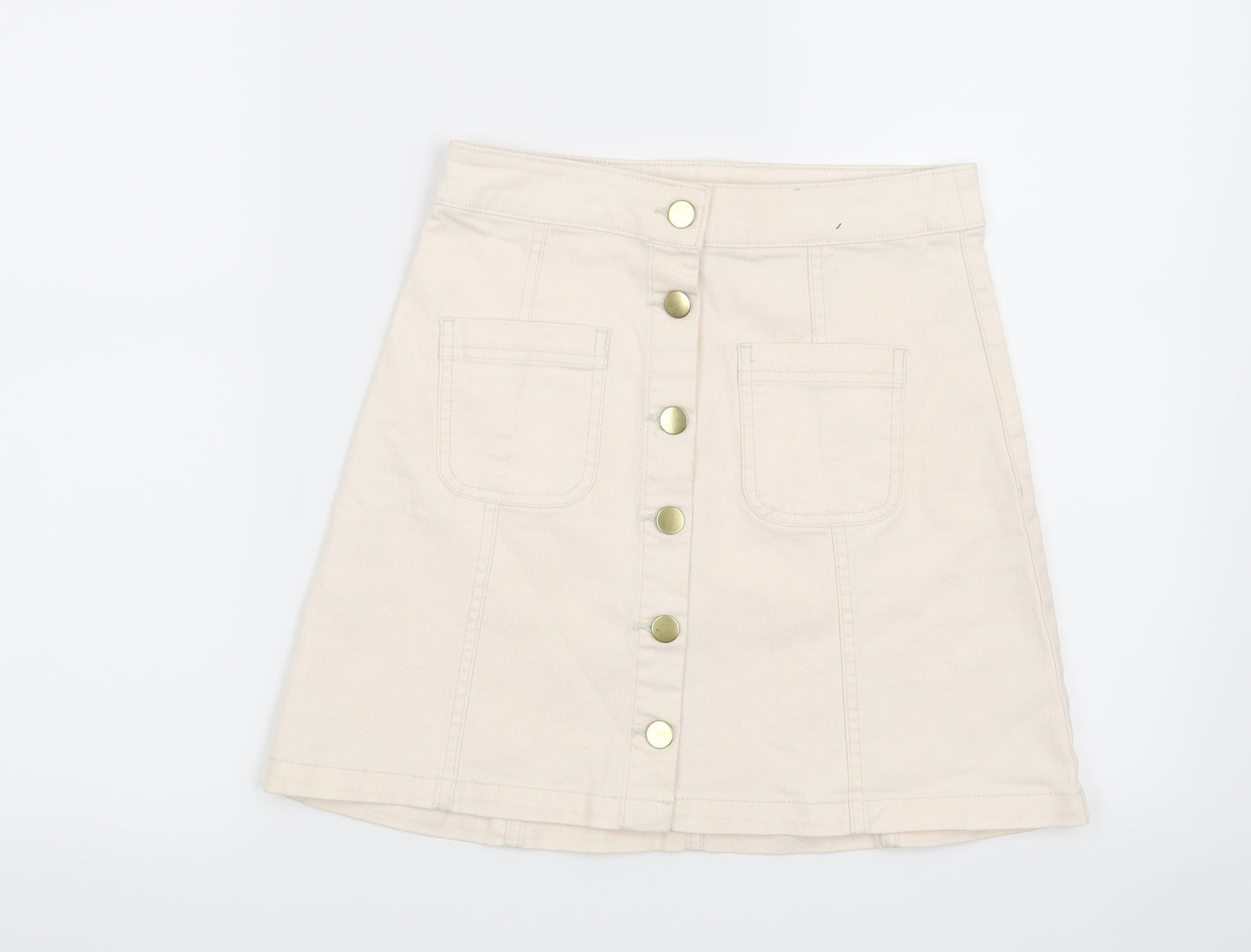 H&M Womens Beige   Maxi Skirt Size 6