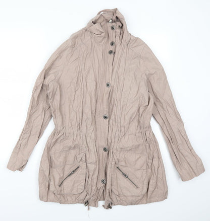 Womens UK Size M Preworn Pink Overcoat