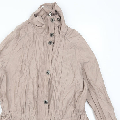 Womens UK Size M Preworn Pink Overcoat