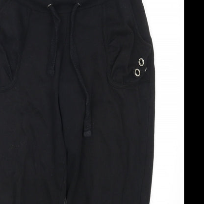 Denim Co Womens Black   Sweatpants Trousers Size 8